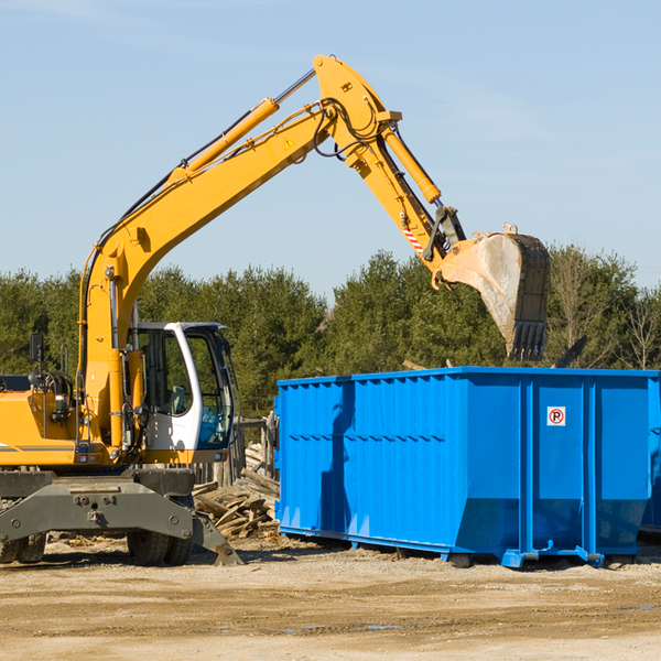 are there any restrictions on where a residential dumpster can be placed in Pleasant Valley West Virginia